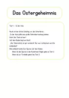 Vorschau - Arbeitsblätter - Lesespurgeschichte - Das Ostergeheimnis - Seite 3