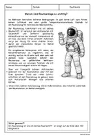 Vorschau - Unterrichtsreihen - Astronauten im Weltall - Warum sind Raumanzüge so wichtig? - Seite 1