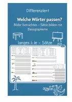 Vorschau - Arbeitsblätter - Materialpaket Basisgrapheme - Sätze schreiben - Seite 2