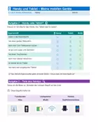 Vorschau - Arbeitsblätter - Handy Tablet mobile Geräte Volksschule 3. 4. Klasse - Seite 2