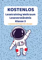 Vorschau - Stundenentwürfe - Kostenlos: Lesetraining Weltraum – Leseverständnis Klasse 3 - Deckblatt