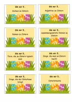 Vorschau - Spiele - Gib mir 5 - Ostern - Wortschatzspiel - Give me five - Seite 3