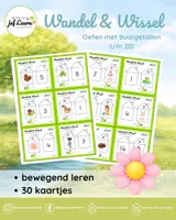 Voorbeeld - Lente - Wandel & Wissel - Buurgetallen t/m 20 - Voorblad