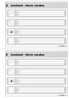 Vorschau - Arbeitsblätter - Wörter schreiben üben - Klasse 1 - Arbeitsheft - Seite 3