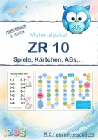 Vorschau - Spiele - Materialpaket Zahlenraum 10 - Deckblatt