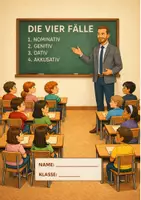 Vorschau - Arbeitsblätter - Die vier Fälle - Deckblatt