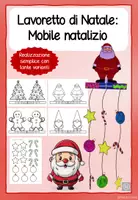 anteprima - Materiale per pittura e bricolage - Lavoretto di Natale: Mobile natalizio - Pagina 1