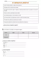 Vorschau - Arbeitsblätter - Grammatik Merkblatt Imperativo negativo - Seite 1