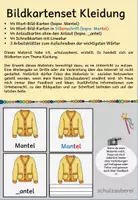 Vorschau - Fördermaterial/Inklusion - Bildsammlung Kleidung/Anziehsachen - Schulzauberei - Deckblatt
