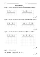 Vorschau - Klassenarbeiten - Klassenarbeiten Mathe (4. Klasse) - Seite 1