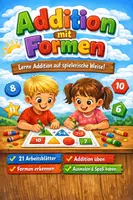 Aperçu - Feuilles d'exercices - lerne Addition auf spielerische Weise - Page de couverture