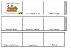 Vorschau - Arbeitsblätter - Froggy goes to School - Leporello - Seite 2