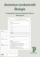 Vorschau - Arbeitsblätter - Ökologie spielerisch wiederholen – Bundle mit Kreuzworträtsel, Suchsel und Wortjäger - Seite 1