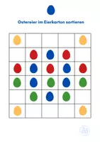 Vorschau - Stationenlernen - Ostereier im Eierkarton sortieren - Seite 3