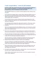Vorschau - Klassenarbeiten - Donald Trump’s Inaugural Address 2025 / Antrittsrede - Analysis (Probeklausur / Klausur Q1/Q2) - Seite 1
