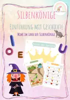 Vorschau - Unterrichtsreihen - Silbenkönige: Einführungsgeschichte - Deckblatt