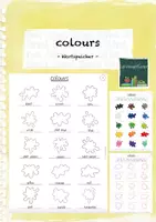 Vorschau - Arbeitsblätter - colours: Wortspeicher - Deckblatt