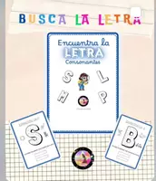 Vista previa - Hojas de trabajo - Busca la letra - Portada