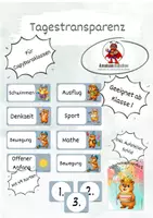 Vorschau - Präsentationen/Tafelbilder - Tagestransparenz für die Capybaraklasse - Deckblatt