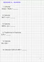 anteprima - Esercizi - Verifica Matematica Classe 5ª (Secondo Quadrimestre) – Completa con Grafici, Problemi, Correttore e Griglie - Pagina 2