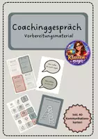 Vorschau - Fördermaterial/Inklusion - Coachinggespräch + Reflexionsfragen | Vorbereitungsmaterial - Deckblatt