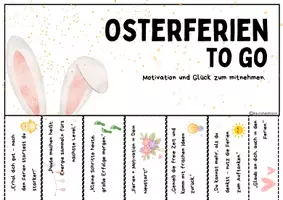 Vorschau - Anderer Materialtyp - Osterferien TO GO - Deckblatt