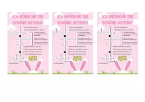 Vorschau - Arbeitsblätter - Kleines Osterrätsel to go - Seite 1
