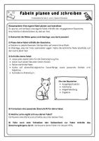 Vorschau - Arbeitsblätter - Fabeln Klasse 6 – Probearbeit Deutsch moderne Fabel - Seite 2