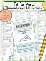 Vorschau - Unterrichtsreihen - Fit für VERA - Themenbereich Mathe - Deckblatt