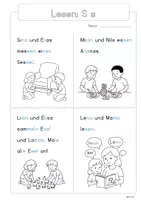 Vorschau - Arbeitsblätter - Leseblätter: 1. Klasse (Deutsch) angelehnt an Niko - Seite 2