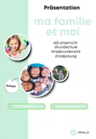 Vorschau - Präsentationen/Tafelbilder - Ma famille - Deckblatt