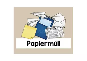 Vorschau - Anderer Materialtyp - Müllschilder - Beschriftung der Mülleimer (beige) - Seite 3