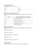 Vorschau - Arbeitsblätter - Terme und Variablen Einführung - Arbeitsblatt mit Lösungen - Seite 1