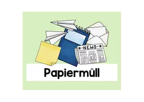 Vorschau - Anderer Materialtyp - Müllschilder - Beschriftung der Mülleimer (grün) - Seite 3