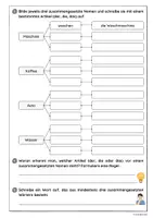 Vorschau - Arbeitsblätter - Nomen (Komposita, Genus, Numerus und Kasus) - Seite 3