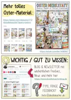 Vorschau - Mal- und Bastelvorlagen - Hasenohren basteln / Ostern Bastelvorlage / Ostern Osterhase - Seite 1