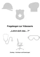 Vorschau - Arbeitsblätter - Lohnt sich das? Fragebogen - Deckblatt