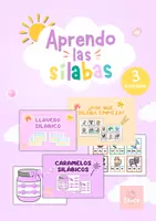 Vista previa - Juegos / Gamificación - MEGA PACK SÍLABAS DIRECTAS: 3 Recursos Manipulativos. - Portada