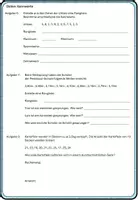 Vorschau - Arbeitsblätter - Daten: Kennwerte (Minimum, Maximum, Spannweite, Mittelwert, Zentralwert, Urliste, Rangliste) - Seite 2