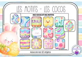 Aperçu - les motifs -Les cocos - Page de couverture