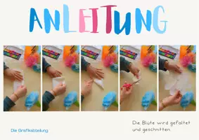 Vorschau - Präsentationen/Tafelbilder - 🌸Küchenpapierblumen 🌸 - Seite 1