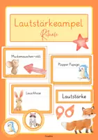 Vorschau - Bildkarten - Lautstärkeampel - Ruheritual Lautstärkeregler - Deckblatt