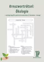 Vorschau - Arbeitsblätter - Kreuzworträtsel: Ökologie - wichtige Begriffe spielerisch wiederholen (2 Varianten + Lösung) - Deckblatt