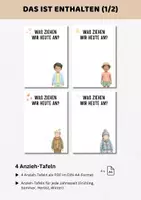 Vorschau - Bildkarten - Anziehkarten & Anziehtafel für Kita Kindergarten & Vorschule | Kleidung Bildkarten | Anziehbilder für Morgenkreis - Seite 2