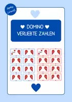 Vorschau - Spiele - DOMINO Verliebte Zahlen (1.Klasse) - Deckblatt