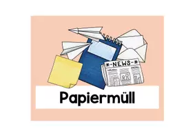 Vorschau - Anderer Materialtyp - Müllschilder - Beschriftung der Mülleimer (orange) - Seite 3