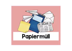Vorschau - Anderer Materialtyp - Müllschilder - Beschriftung der Mülleimer (rot) - Seite 3