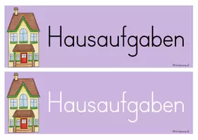 Vorschau - Anderer Materialtyp - Hausaufgaben - Tafelmaterial (lila) - Seite 3