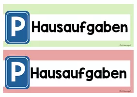 Vorschau - Anderer Materialtyp - Hausaufgabenparkplatz - Beschilderung - Seite 3