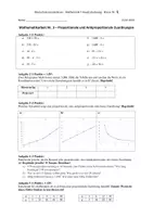Vorschau - Arbeitsblätter - Klassenarbeit antiproportional und proportionale Zuordnungen incl. Lernen - Deckblatt